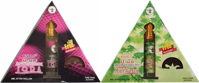 Kivalo Ⓡ Pure Original Iqra & Marhab Roll On Attar Combo Pack of 2 x 8 ml with Free 2 x 10 g Bukhoor Coin Floral Attar(Musk)
Kivalo Ⓡ Pure Original Iqra & Marhab Roll On Attar Combo Pack of 2 x 8 ml with Free 2 x 10 g Bukhoor Coin Floral Attar(Musk)