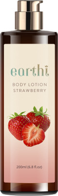 Earthi Strawberry Body Lotion, Men and Women, Moisturizing Lotion, Herbal, Dry Skin and Sensitive Skin, Pure Strawberry Extract�(200 ml)
Earthi Strawberry Body Lotion, Men and Women, Moisturizing Lotion, Herbal, Dry Skin and Sensitive Skin, Pure Strawberry Extract�(200 ml)