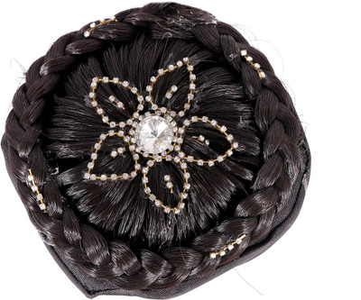 HONBON Artificial Juda Hair Accessories For Women and Girls with Stone Work Juda For Festives Designer Stone Bridal Wedding Hair Extension Juda Accessories … Hair Accessory Set(Brown)
HONBON Artificial Juda Hair Accessories For Women and Girls with Stone Work Juda For Festives Designer Stone Bridal Wedding Hair Extension Juda Accessories … Hair Accessory Set(Brown)