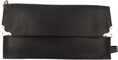 TRYSCO Women Casual Black Genuine Leather Sling Bag