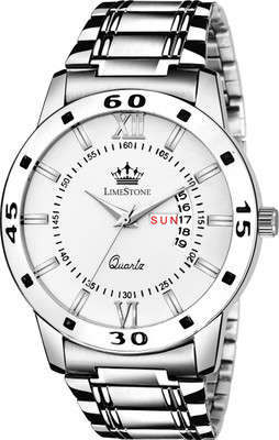 LimeStone LS2726 Day and Date Functioning Free Size Metal Strap Analog Watch - For Men
LimeStone LS2726 Day and Date Functioning Free Size Metal Strap Analog Watch - For Men