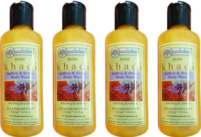 Khadi Rishikesh Herbal Saffron & Honey Body Wash combo set pack of - 4 x 210 ml (840 ml)(840 ml, Pack of 4)
Khadi Rishikesh Herbal Saffron & Honey Body Wash combo set pack of - 4 x 210 ml (840 ml)(840 ml, Pack of 4)