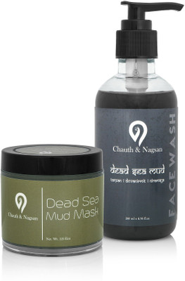 Chauth and Nagsan Natural Dead Sea Mud Facewash- 200 ML & Dead Sea Mud Mask- 125 Gm, Pack of 2(Set of 2)
Chauth and Nagsan Natural Dead Sea Mud Facewash- 200 ML & Dead Sea Mud Mask- 125 Gm, Pack of 2(Set of 2)