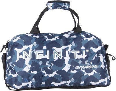 INFINITI Blue Camouflage Gym Bag(Blue)