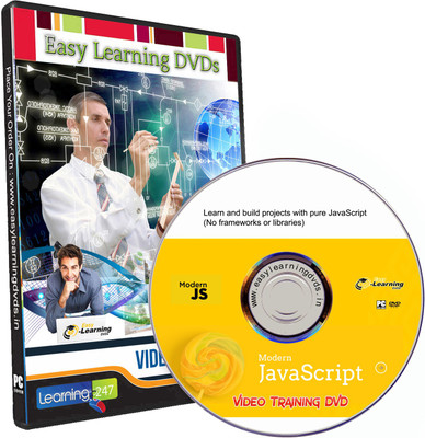 Easylearning Learn Modern JavaScript From The Beginning to Advance Level Video Training DVD(DVD)
Easylearning Learn Modern JavaScript From The Beginning to Advance Level Video Training DVD(DVD)