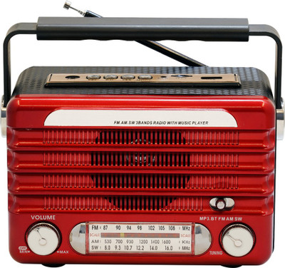 WIZZIT Premium Quality Vintage / Retro Style Bluetooth Speaker, Portable Wireless Bluetooth Speaker BoomBox with MP3 / MP4 /Bluetooth/ AUX/ TF Card / FM/SW Radio/USB FM Radio(Red)
WIZZIT Premium Quality Vintage / Retro Style Bluetooth Speaker, Portable Wireless Bluetooth Speaker BoomBox with MP3 / MP4 /Bluetooth/ AUX/ TF Card / FM/SW Radio/USB FM Radio(Red)