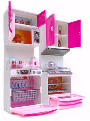 SAISAN Modern Kitchen Playset with Refrigerator, Cook Top, Microwave and Drawer with Light and Music
SAISAN Modern Kitchen Playset with Refrigerator, Cook Top, Microwave and Drawer with Light and Music