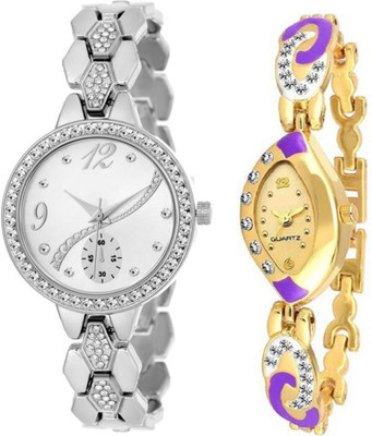 TRUE KART Awesome Look Paris Style Purple Metal Strap Diamond Studded Watch - For Girls
TRUE KART Awesome Look Paris Style Purple Metal Strap Diamond Studded Watch - For Girls