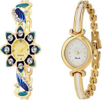 ReniSales New Stylish Golden Platted Bracelet Watch combo for Girl And Women 5446 Watch - For Women
ReniSales New Stylish Golden Platted Bracelet Watch combo for Girl And Women 5446 Watch - For Women