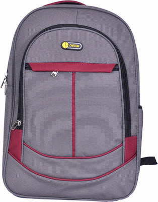 Chetana Cart-Grey Waterproof Backpack(Grey, Red, 30 L)