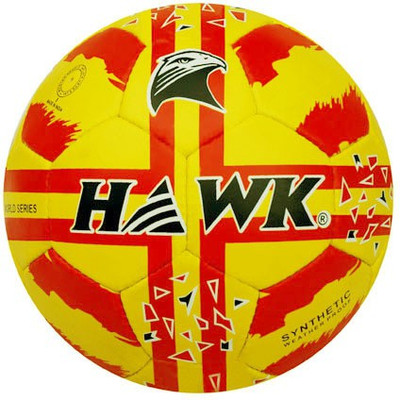 HAWK Spain, Rubberised, Extra Durable, Premium Quality, Size Football - Size: (Pack of 1, Yellow, Multicolor
HAWK Spain, Rubberised, Extra Durable, Premium Quality, Size Football - Size: (Pack of 1, Yellow, Multicolor