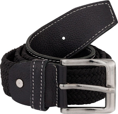 Voylla Men Casual Black Fabric Belt