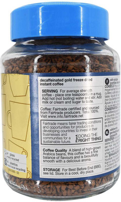Mark & Spencer Gold Decaf Freeze-Dried Instant Coffee, Medium Strength No.3 - 100g Instant Coffee(100 g)
Mark & Spencer Gold Decaf Freeze-Dried Instant Coffee, Medium Strength No.3 - 100g Instant Coffee(100 g)