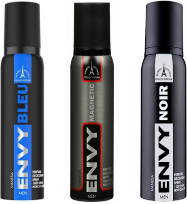ENVY NOIR DEODORANT 120 ML+MAGNETIC DEODORANT 120 ML+ BLEU DEODORANT 120 ML Deodorant Spray - For Men & Women(120 ml, Pack of 3)
ENVY NOIR DEODORANT 120 ML+MAGNETIC DEODORANT 120 ML+ BLEU DEODORANT 120 ML Deodorant Spray - For Men & Women(120 ml, Pack of 3)