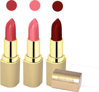 Bonjour Paris Creamy matte lipstick 17-06B14(pink, maroon, mauve, 12 g) 
Bonjour Paris Creamy matte lipstick 17-06B14(pink, maroon, mauve, 12 g)