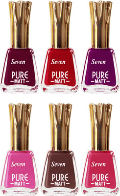 Seven seas cosmetics makeup Exclusive flower matte Nail Polish combo Set of 6 multicolor 7(Pack of 6)
Seven seas cosmetics makeup Exclusive flower matte Nail Polish combo Set of 6 multicolor 7(Pack of 6)