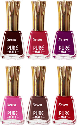 Seven seas cosmetics makeup Exclusive flower matte Nail Polish combo Set of 6 multicolor 6(Pack of 6)
Seven seas cosmetics makeup Exclusive flower matte Nail Polish combo Set of 6 multicolor 6(Pack of 6)