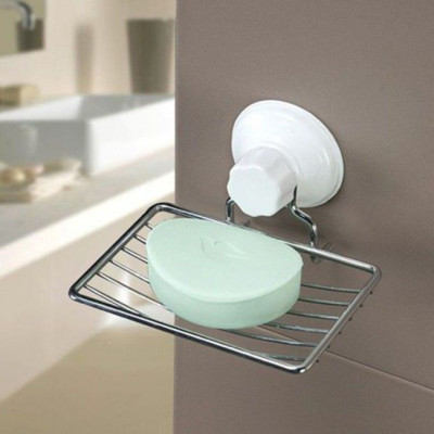 Rural Mart Metal Creative Magic Cupula Soap Stand(Silver)