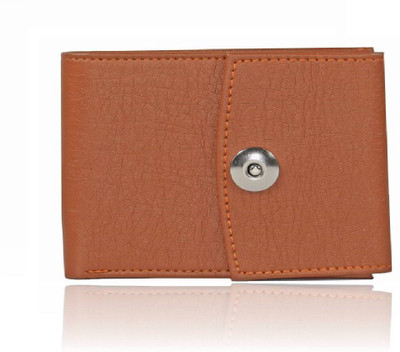 Designer Bugs Men Tan Artificial Leather Wallet(6 Card Slots)