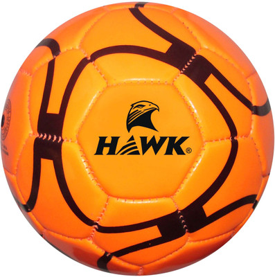 HAWK Copa Shiny PVC, Specially designed for 3-5 Years, Size 1 Football - Size: 1(Pack of 1, Orange)
