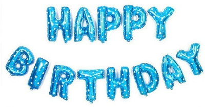 Theme My Party Printed Happy Birthday 13 Letter foil Balloon - Blue Balloon(Blue, Pack of 13)
Theme My Party Printed Happy Birthday 13 Letter foil Balloon - Blue Balloon(Blue, Pack of 13)