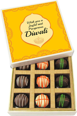 Chocholik Diwali Sweets - Wish You a Joyful Diwali - Dark, Milk, White Chocolate Truffles - 9pc Truffles(135 g)
Chocholik Diwali Sweets - Wish You a Joyful Diwali - Dark, Milk, White Chocolate Truffles - 9pc Truffles(135 g)