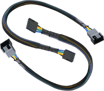 ACUTAS 4 Pin PWM Connector Computer Case Fan Extension Power Cable for CPU for Computer Case Fan Power Cord(Compatible with for CPU or computer case fan, Black)
ACUTAS 4 Pin PWM Connector Computer Case Fan Extension Power Cable for CPU for Computer Case Fan Power Cord(Compatible with for CPU or computer case fan, Black)