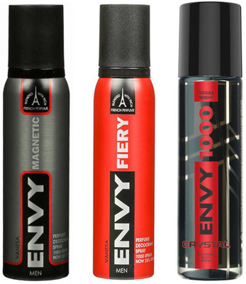 ENVY FIERY DEODORANT 120 ML+MAGNETIC DEODORANT 120 ML+1000 CRYSTAL DEODORANT 120 ML Deodorant Spray - For Men & Women(120 ml, Pack of 3)
ENVY FIERY DEODORANT 120 ML+MAGNETIC DEODORANT 120 ML+1000 CRYSTAL DEODORANT 120 ML Deodorant Spray - For Men & Women(120 ml, Pack of 3)