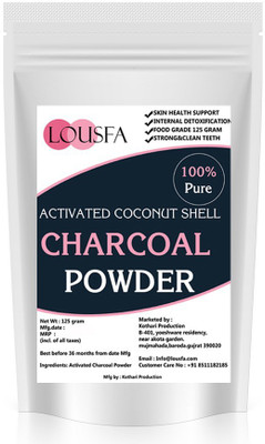 lousfa Activated Charcoal Fine Powder, 125 gram(125 g)