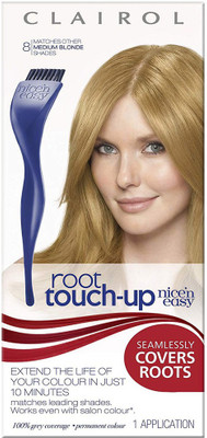 Clairol Root Touch-Up, Hair Color, Medium Golden Blonde #8G - Kit Hair Color(Medium Blonde)
Clairol Root Touch-Up, Hair Color, Medium Golden Blonde #8G - Kit Hair Color(Medium Blonde)