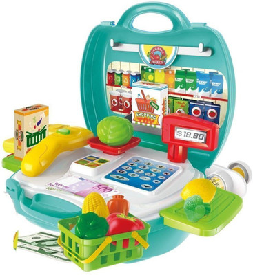 Nightstar 23 Pieces Bring Along Green Kids Junior Organic Products Shopping Suitcase Toy
Nightstar 23 Pieces Bring Along Green Kids Junior Organic Products Shopping Suitcase Toy