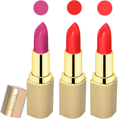 Bonjour Paris Creamy matte lipstick 17-06H6(plum-red-red, 12 g)