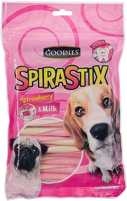 Goodies Spirastix Strawberry & Milk Dog Treat(450 g)