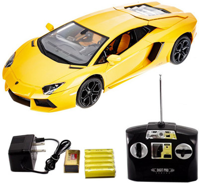 IndusBay Limited Edition Reventón Rechargeable Remote Control Car 1:14 scale RC Car for kids Yellow(Yellow)