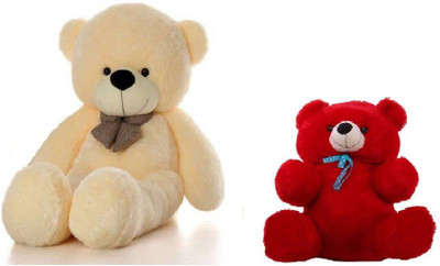 Arvel 3 feet cream and 2 feet red high quality teddy / valentine teddy / anniversary gift teddy/ teddy for girlfriend / cute teddy - 85.1 cm(Cream, Red)
Arvel 3 feet cream and 2 feet red high quality teddy / valentine teddy / anniversary gift teddy/ teddy for girlfriend / cute teddy - 85.1 cm(Cream, Red)