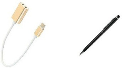 Freya Type C Male to Dual 3.5mm Female Audio Headphone Splitter Adapter WITH TOUCH SCREEN 2 IN 1 BALL PEN CAPACITIVE Stylus(Multicolor)
Freya Type C Male to Dual 3.5mm Female Audio Headphone Splitter Adapter WITH TOUCH SCREEN 2 IN 1 BALL PEN CAPACITIVE Stylus(Multicolor)