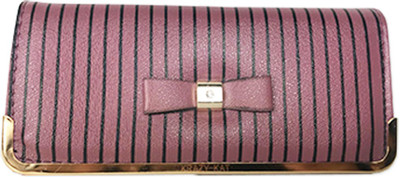 Lelys Women Purple Artificial Leather Wallet(2 Card Slots)