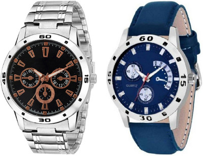 iDIVAS Brown & Blue Dial Casual Look Sett Of Two Leather And Metal Strap 71512 Watch - For Men
iDIVAS Brown & Blue Dial Casual Look Sett Of Two Leather And Metal Strap 71512 Watch - For Men