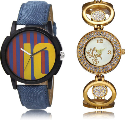 SVM AS10-204 Blue-Gold Stylish Professional Round Dial Combo Watch - For Boys & Girls
SVM AS10-204 Blue-Gold Stylish Professional Round Dial Combo Watch - For Boys & Girls
