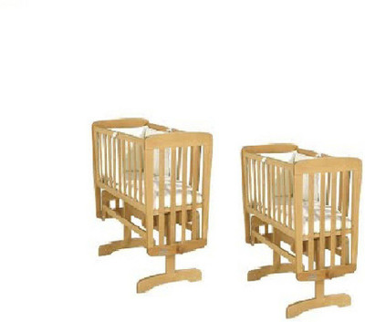 Deb Furniture Bed Baby Bed Wooden(Wood, Brown)