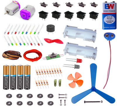 Kit4Curious 80 Items in 1 Kit – Loose Electronic Components for Science Fun Experiments with Instruction Manual Educational Electronic Hobby Kit
Kit4Curious 80 Items in 1 Kit – Loose Electronic Components for Science Fun Experiments with Instruction Manual Educational Electronic Hobby Kit