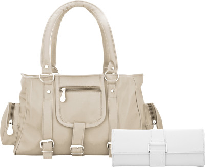 Lady bar Hand-held Bag(White)