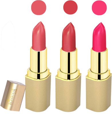 Bonjour Paris Creamy matte lipstick 17-06P2(red-mauve-pink, 12 g)