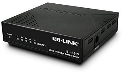 LB-LINK Network Desktop Switch (BL-S515) Network Switch (Black) Network Switch(Black)
LB-LINK Network Desktop Switch (BL-S515) Network Switch (Black) Network Switch(Black)