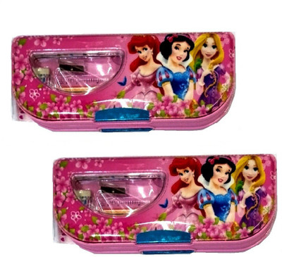 S2KCrafts S2KC-1132 Princess Barbies stationery kit inside the box Art Plastic Pencil Boxes(Set of 2, Pink, Pink)
S2KCrafts S2KC-1132 Princess Barbies stationery kit inside the box Art Plastic Pencil Boxes(Set of 2, Pink, Pink)