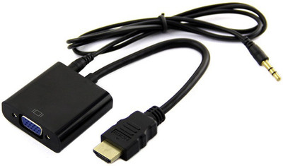 Microware TV-out Cable HDMI To VGA With Audio Converter Adapter Cable (Black OR White) (Black:white, For TV, 0.15)(Black, For TV)
Microware TV-out Cable HDMI To VGA With Audio Converter Adapter Cable (Black OR White) (Black:white, For TV, 0.15)(Black, For TV)