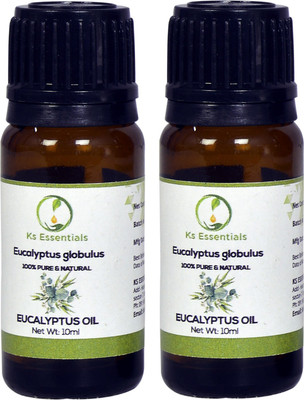 Ks Essentials 100% Pure & Natural Eucalyptus Oil ( Eucalyptus Globulus ) Pack Of 2 (10ml) Each(10 ml)
Ks Essentials 100% Pure & Natural Eucalyptus Oil ( Eucalyptus Globulus ) Pack Of 2 (10ml) Each(10 ml)