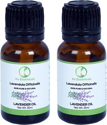 Ks Essentials Pure Lavender Oil ( Lavendula Officinalis ) pack of 2 (15ml) Each(15 ml)
Ks Essentials Pure Lavender Oil ( Lavendula Officinalis ) pack of 2 (15ml) Each(15 ml)