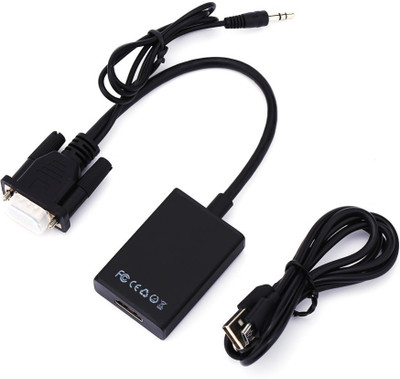 Microware VGA to HDMI Cable of VGA Male To HDMI Output 1080P HD +Audio TV AV HDTV Video Cable Converter Adapter For PC Computer/Notebook VGA Cable(Compatible with Mobile, Laptop, Tablet, Mp3, Gaming Device, Black)
Microware VGA to HDMI Cable of VGA Male To HDMI Output 1080P HD +Audio TV AV HDTV Video Cable Converter Adapter For PC Computer/Notebook VGA Cable(Compatible with Mobile, Laptop, Tablet, Mp3, Gaming Device, Black)