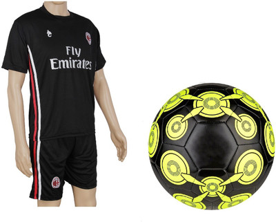 SportsCorner Combo of Glider Black Football (Size-5)with Suit (Jersey + Shorts) Football Kit
SportsCorner Combo of Glider Black Football (Size-5)with Suit (Jersey + Shorts) Football Kit